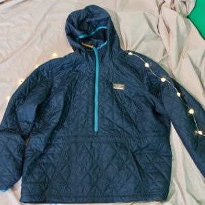 Blue LL bean Women's Katahdin Insulated Pullover